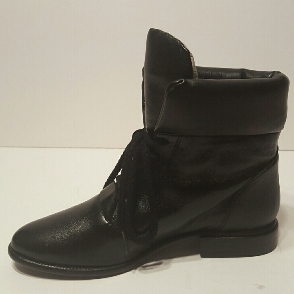 Plomo - Naomi black leather boot